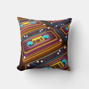 Seamless snake skin texture. Tropical reptiles. Ge Cushion