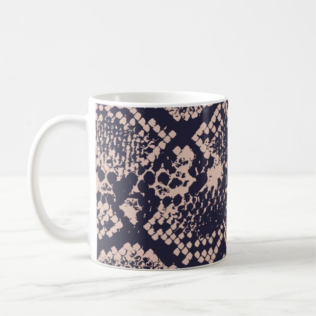 Seamless Snakeskin Patternsnake, seamless, skin, p Coffee Mug (Left)