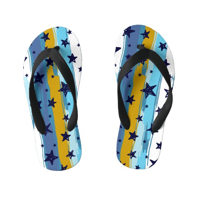 Seamless Star Pattern: Versatile Background Kid's Thongs (Footbed)
