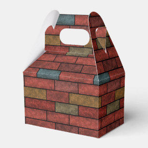 Seamless stone bricks brown orange green colours favour box