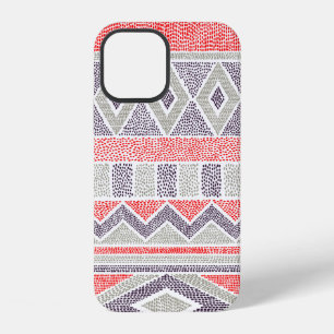 Seamless striped ethnic pattern. Tribal and aztec iPhone 12 Case