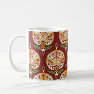 Seamless Suzani colourful pattern. Vintage multi c Coffee Mug