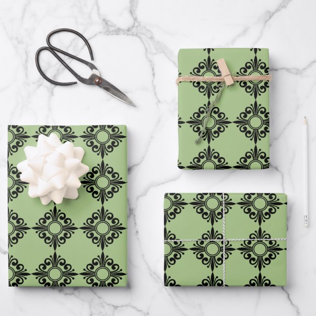 Seamless Symmetry wrapping paper (Front)