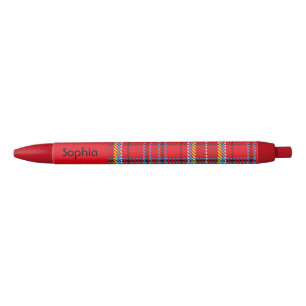 Seamless tartan pattern. Stylish trend Black Ink Pen