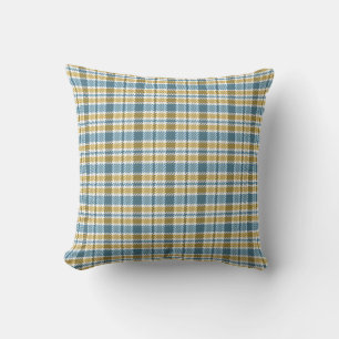 Seamless tartan, plaid pattern. Background. Vinta Cushion