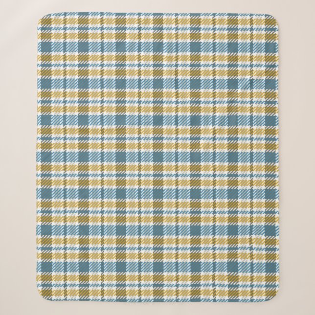 Seamless tartan,  plaid pattern. Background. Vinta Sherpa Blanket (Front)