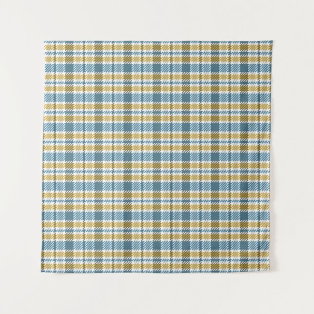 Seamless tartan,  plaid pattern. Background. Vinta Tapestry (Front)