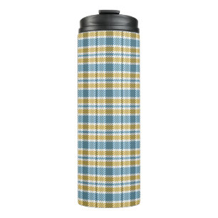 Seamless tartan, plaid pattern. Background. Vinta Thermal Tumbler