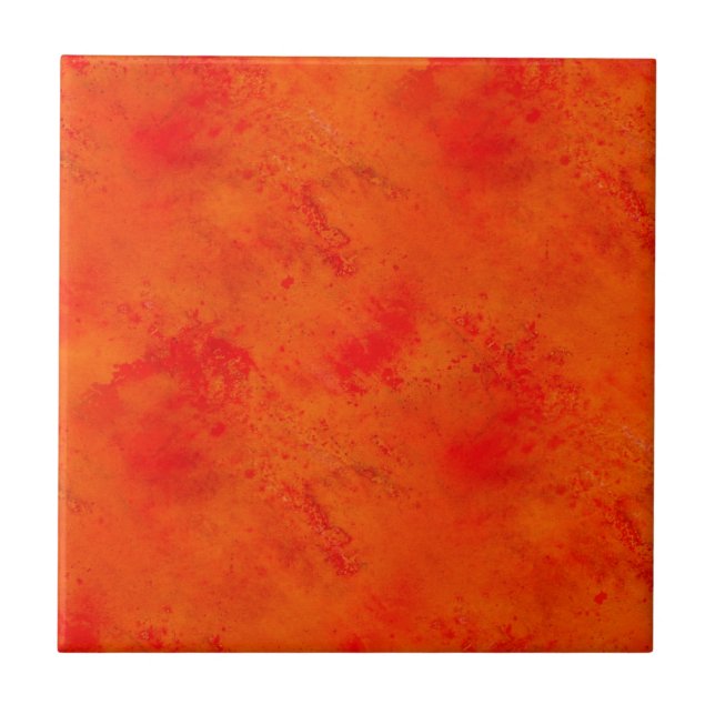 Seamless Texture Background Abstract Orange And Ceramic Tile (Front)