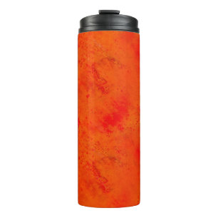 Seamless Texture Background Abstract Orange And Thermal Tumbler