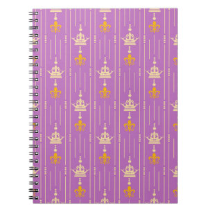 Seamless texture background in retro style vintage notebook