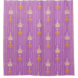 Seamless texture background in retro style vintage shower curtain
