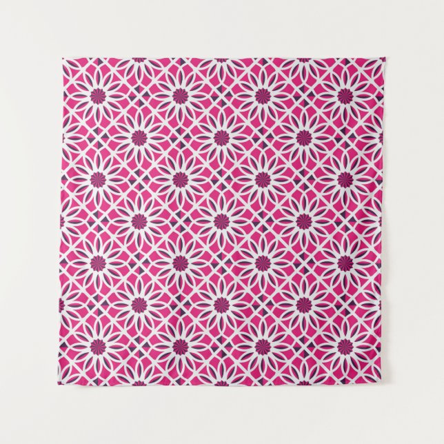 Seamless texture with arabic geometric ornament. V Tapestry (Front)