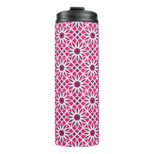 Seamless texture with arabic geometric ornament. V Thermal Tumbler