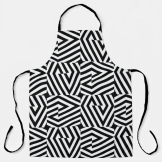 Seamless texture with oblique black bandsgeometric apron