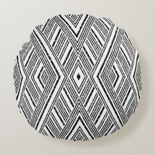 Seamless texture with oblique white streaks. Seaml Round Cushion