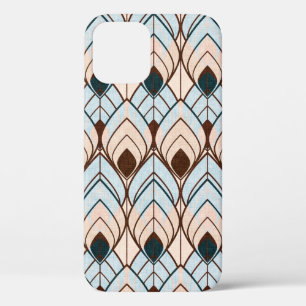 Seamless textured ornament in art Deco style. iPhone 12 Case