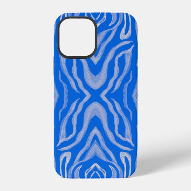 Seamless tiger skin pattern iPhone case (Back)