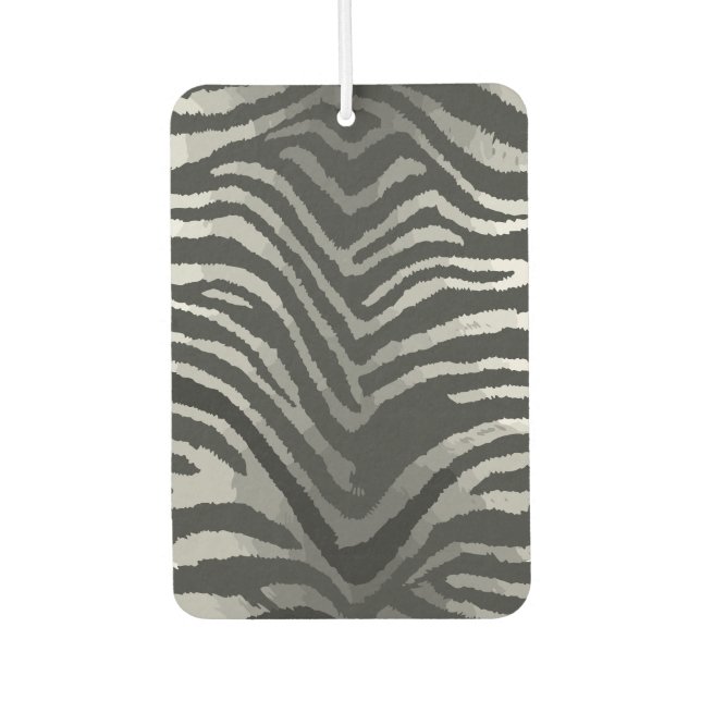 Seamless tiger stripe pattern car air freshener (Front)