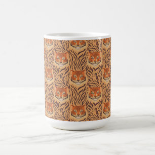 Seamless tiger stripe pattern coffee mug