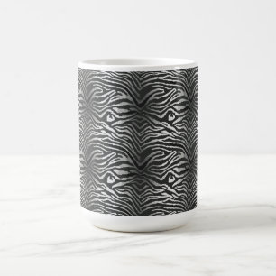 Seamless tiger stripe pattern coffee mug