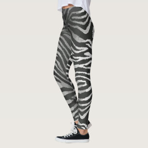 Seamless tiger stripe pattern leggings