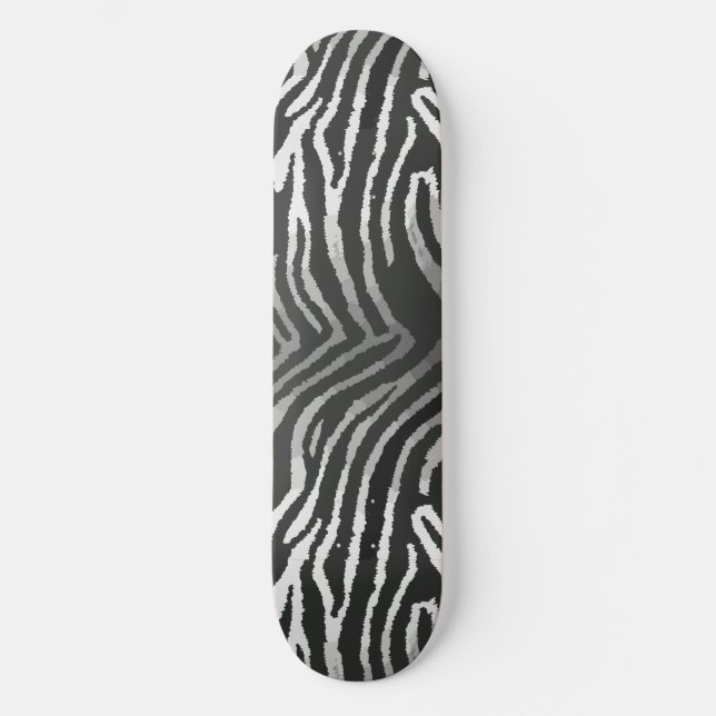 Seamless tiger stripe pattern skateboard (Front)