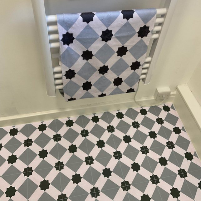 Seamless Tile Design Hand Towel (Towel made to match existing tiles!
)