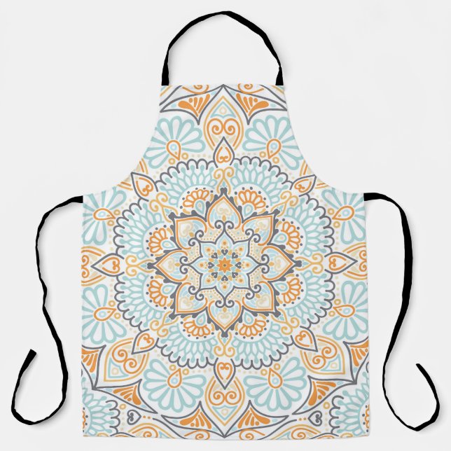 Seamless tile pattern: decorative, versatile desig apron (Front)