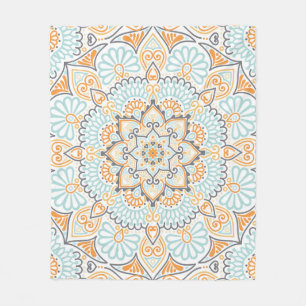 Seamless tile pattern: decorative, versatile desig fleece blanket