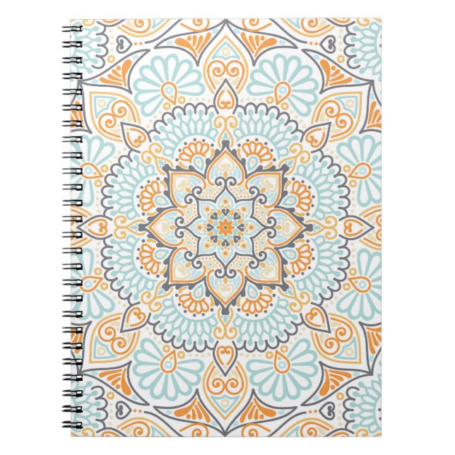 Seamless tile pattern: decorative, versatile desig notebook (Front)