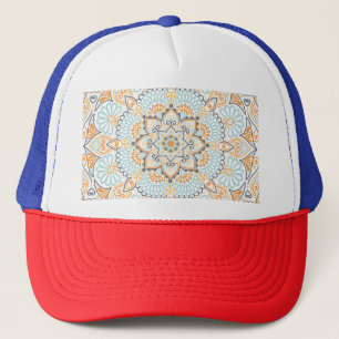 Seamless tile pattern: decorative, versatile desig trucker hat