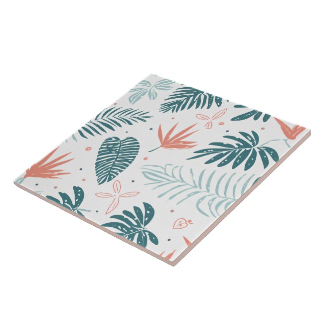 Seamless tile - tropical print (Side)
