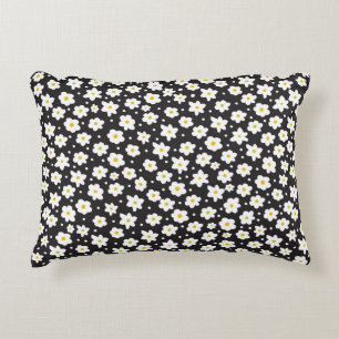 Seamless tiny daisy vintage pattern background decorative cushion