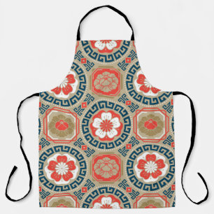 Seamless traditional asian ornamental motive, japa apron