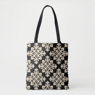 Seamless traditional asian ornamental motive, japa tote bag