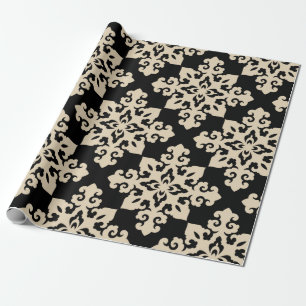 Seamless traditional asian ornamental motive, japa wrapping paper