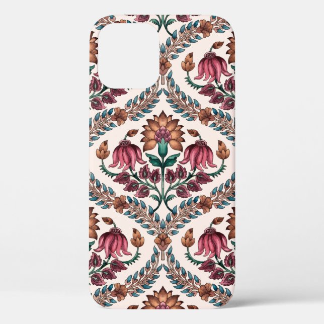 Seamless Traditional Mughalart,pattern,floral,flow Case-Mate iPhone Case (Back)