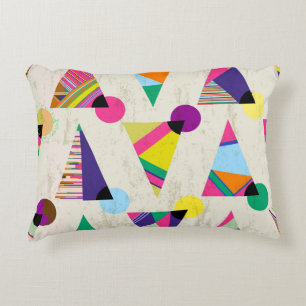 seamless triangle pattern background, hipster retr decorative cushion