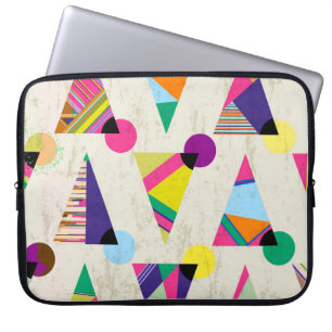 seamless triangle pattern background, hipster retr laptop sleeve