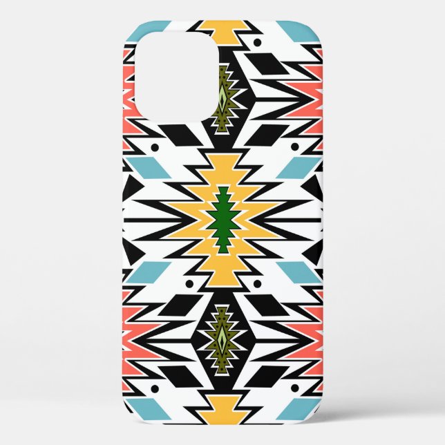Seamless tribal african ornamental pattern backgro Case-Mate iPhone case (Back)