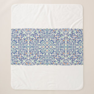 Seamless turkish colorful pattern. Endless pattern Sherpa Blanket