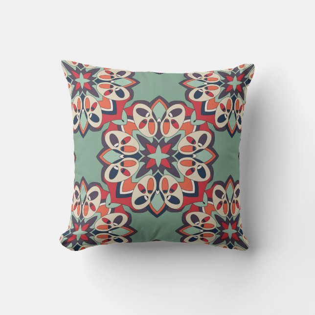 Seamless Turkish Colourful    Cushion (Front)