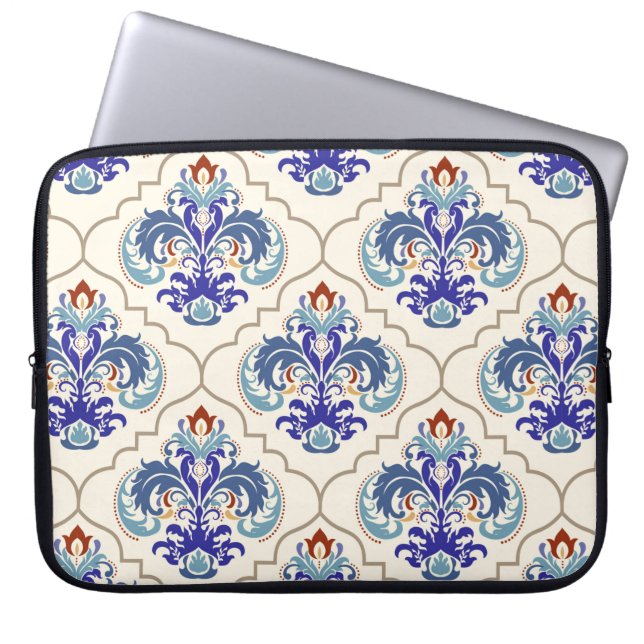 Seamless turkish colourful pattern. laptop sleeve (Front)