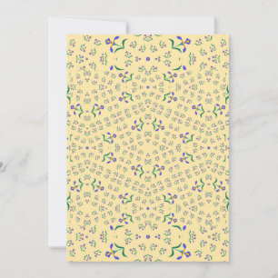 seamless vector pattern flowers design invitation