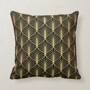 Seamless vintage art deco pattern cushion