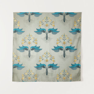 Seamless vintage background. Floral pattern in mod Tapestry