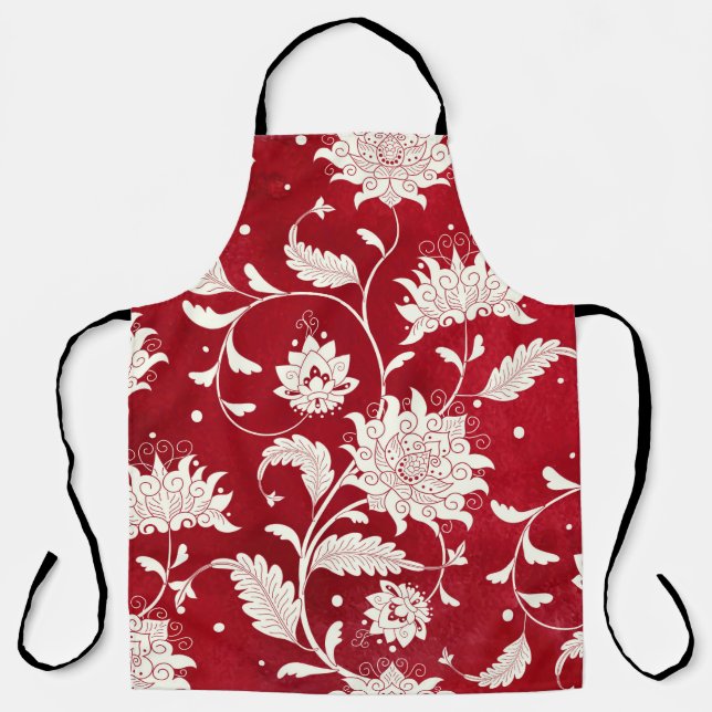 Seamless vintage background. Imitation of chinese  Apron (Front)