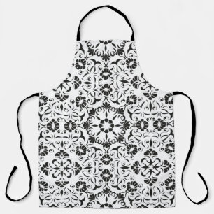 Seamless vintage background with stylized elements apron