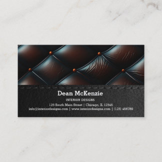 Seamless Vintage Embossed Business Card